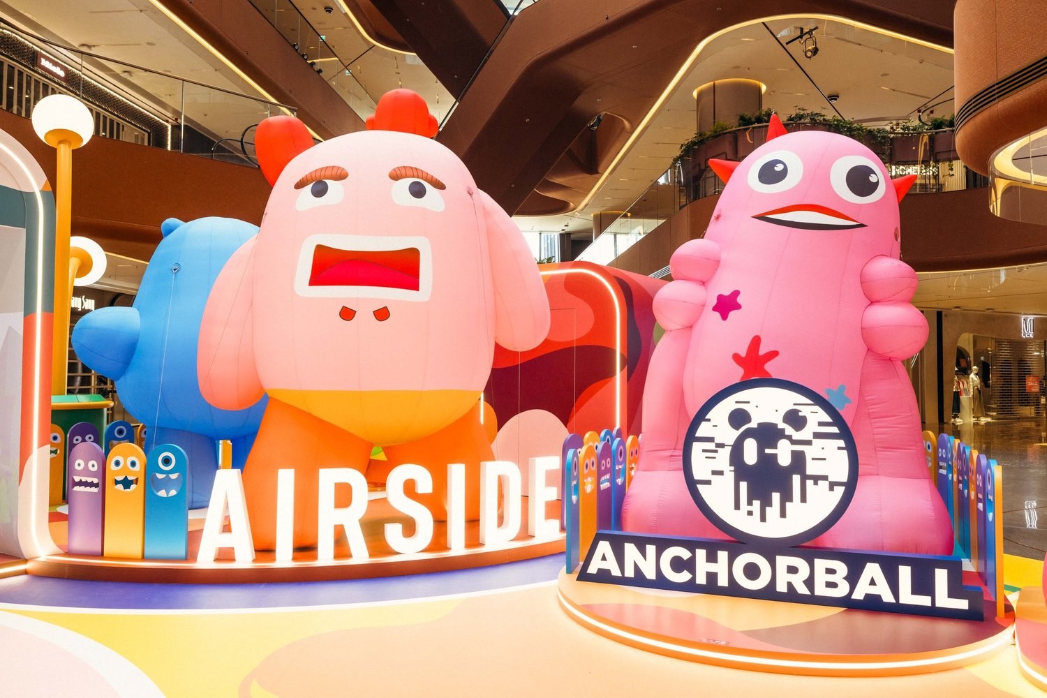 Airside × Anchorball — building wrap