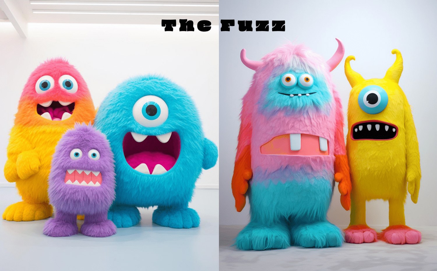 The Fuzz characters by Anchorball