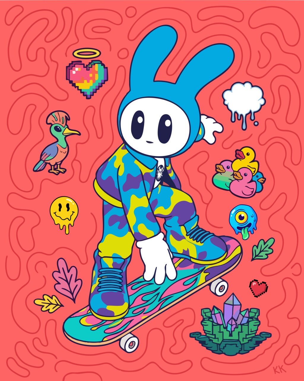 Bunni B Danny label art