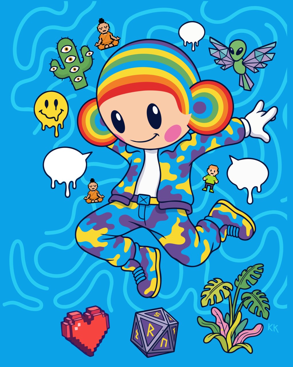 Winky label art