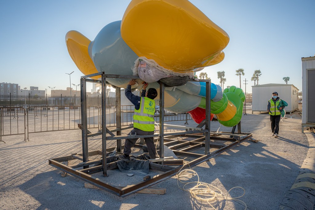 Monumental work in production