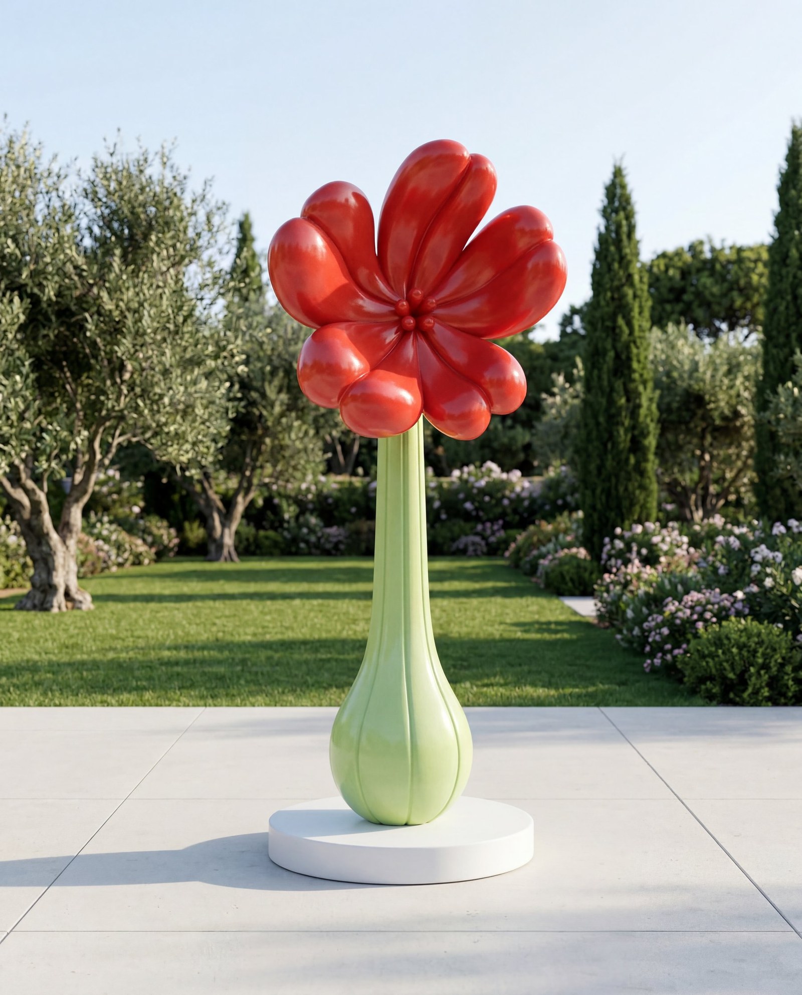 Red Tulip Dancer — 7 ft