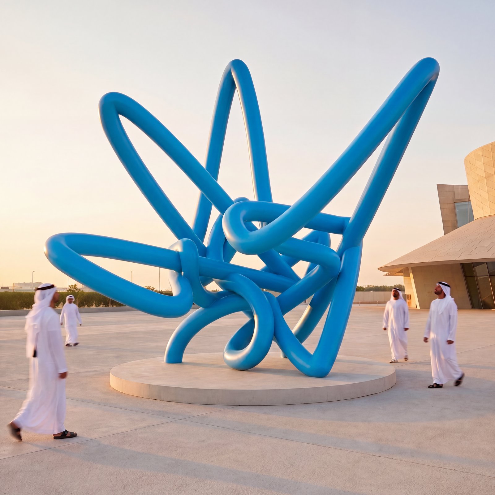 Hand Drawn Sculpture, one-of-one edition, Abu Dhabi